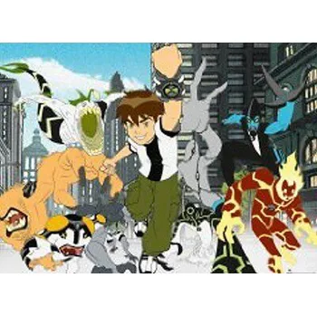 Puzzle BEN 10 V AKCI PUZZLE RAVENSBURGER 100 dílků 108046