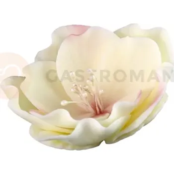 Výroba svíčky Květ jícnovky malý z cukru 8 cm, růžová ecru | MAGMART, K 013M