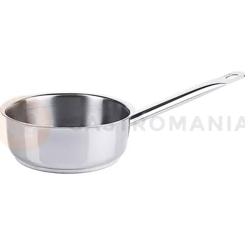 Servírovací stolek Rendlík z nerezové oceli bez poklice, s průměrem 140 mm 1,2 l | CONTACTO, Seria 2000