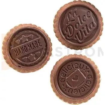Kuchyňská sůl Sada na sušenky - Dolce Vita, ø57x5 mm - CKC05 Cookie Dolce Vita Slim | SILIKOMART, EasyChoc