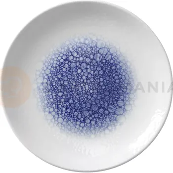 Talíř Plytký talíř z porcelánu, Ø 27 cm, bílo-modrý | FINE DINE, Serenity