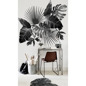 Fototapeta Coloray Samolepky na zeď Černé a bílé listy BubblesFree BubblesFree Volba 2 - 6 samolepky coloraydecor-wd-as-83345208