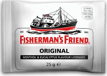 Bonbon Fisherman’s Friend Menthol & Eucalyptus bílé 25 g