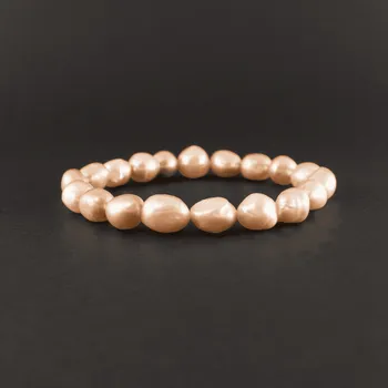 Náramek Milujeme Kameny Perla fialková - náramek váleček NV42 2370