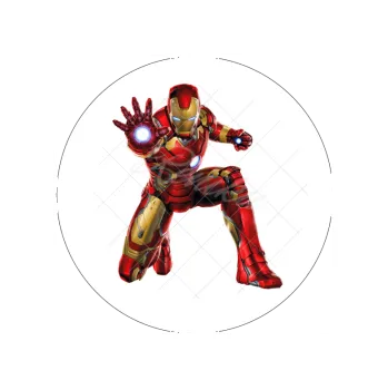 Jedlá dekorace na dort IRON MAN, VARIANTA Jedlý papír 736
