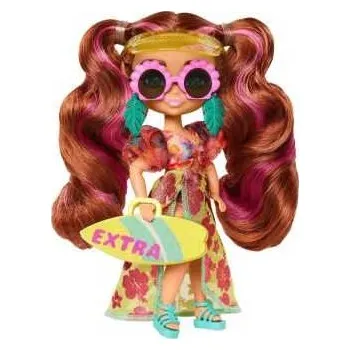 Hračka Panenka Barbie Extra Fly Minis cestovatelka v plážovém letním stylu