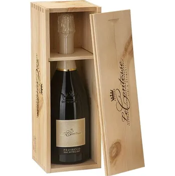 Prosecco Le Contesse DOC Extra dry 1,5l (dřevěný box)