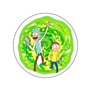 Jedlá dekorace na dort RICK A MORTY, VARIANTA Jedlý papír 967
