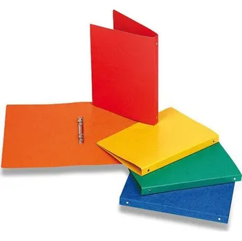 pořadač A4 2kroužek prešpán, hřbet 20mm červená