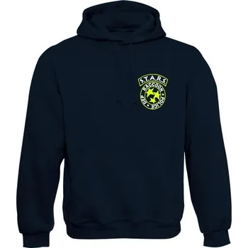 Pánská mikina Mikina s kapucí S.T.A.R.S. R.P.D. Small Badge - námořní modrá