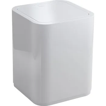 Dávkovač mýdla SEVENTY odpadkový koš výklopný, 8 l, plast ABS, bílá