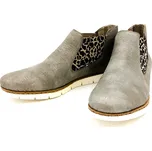 Dámské polobotky M1390 RIEKER šedé Barva: grau kombi, Velikost: 36