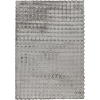 Koberec Vopi Kusový koberec Aspen 485 silver (Varianta: Kruh 80 cm průměr)