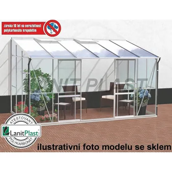 Skleník LANIT PLAST VITAVIA IDA 7800 PC 6 mm stříbrný