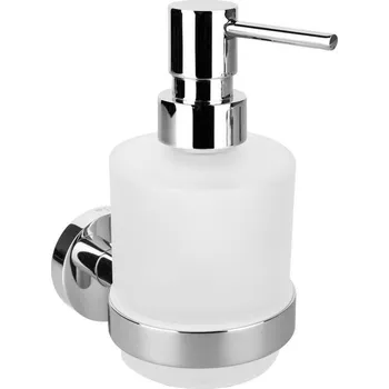 Sapho X-ROUND dávkovač mýdla 200ml, mléčné sklo, chrom