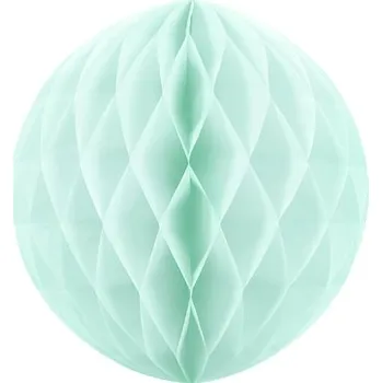 Party dekorace Honeycomb - koule mátová - 25 cm