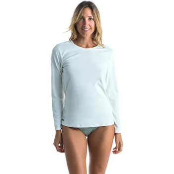 Dámské tričko DECATHLON Dámské tričko s UV ochranou na surf L BÍLÁ