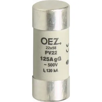 Jistič PV22 50A aM Pojistková vložka AC690V/DC250V vel.22×58 motorová OEZ:06751