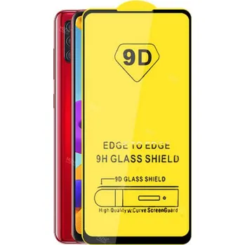 3x 3D ochranné tvrzené sklo s rámečkem pro Samsung Galaxy A21s - černé - 2+1 zdarma