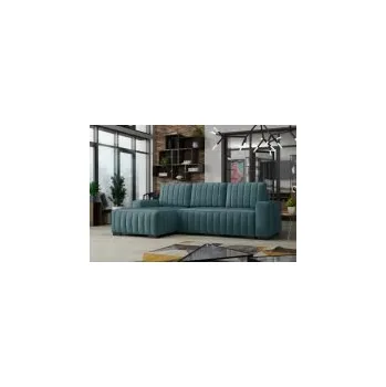 Sedací souprava FALCO Rohová sedací souprava Hugo levá tyrkysová