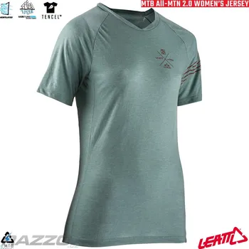 cyklistický dres Dámský dres na kolo Leatt MTB All-Mtn 2.0 Jersey Womens Pistachio 2023 M