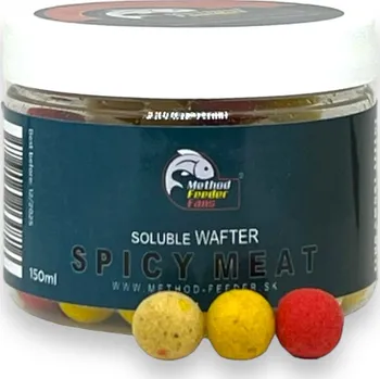 Boilies Wafter Boilies Action Method Feeder Fans 12 mm 100 ml Varianta: Method Action Wafter Boilies Kořeněné Maso 12 mm 100 ml