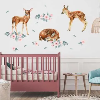 Samolepící dekorace Nálepky na zeď srnky - Plotbase, s.r.o., 120x80cm
