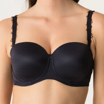 Podprsenka PrimaDonna - Perle podprsenka vyztužená s odepínacími ramínky charcoal 80D 0162348