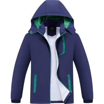 Chlapecké oblečení Chlapecká jarní, podzimní bunda - KUGO B2867, tmavě modrá Barva: Modrá tmavě, Velikost: 164