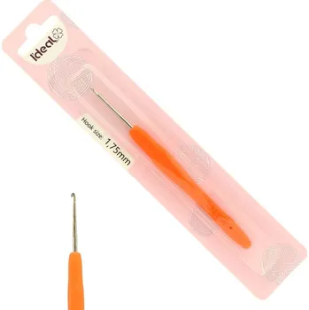 Rybářský háček Háček s pogumovanou ručkou 1,75mm oranžový