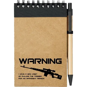 Sešit Poznámkový blok BAD HABIT SVD Dragunov