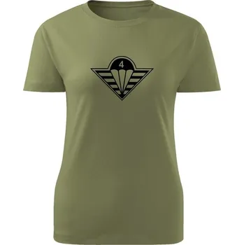 Dámské tričko Dámské tričko CAF 4th Rapid Deployment Brigade - olivová