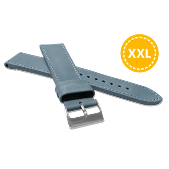 Modrý kožený prodloužený řemínek LAVVU Sport Top Grain LSAXJ Šířka řemínku: 22mm