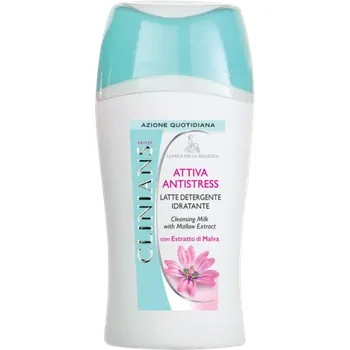 Pleťový krém Clinians Clinians-ATTIVA ANTISTRESS Čistící pleťové mléko se slézovým extraktem 200 ml