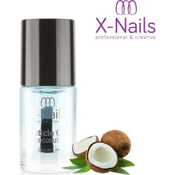Výživa nehtů X-NAILS Cuticle Oil - výživný nehtový olejíček 5 ml - KOKOS (Cuticle oil Kokos – výživný nehtový olejíček s vůní kokosu, 5 ml)