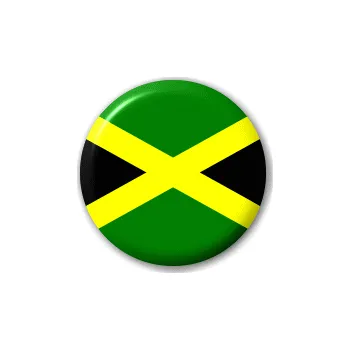 Placka vlajka Jamajka 25 mm