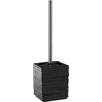 Dávkovač mýdla QUADROTTO WC štětka na postavení, černá