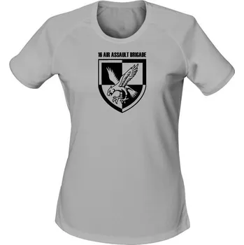 Dámské tričko Funkční dámské tričko 16 AIR ASSAULT BRIGADE - světle šedá