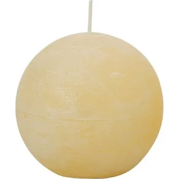 Svíčka Iris Koule 80mm šampaň svíčka 215 gram