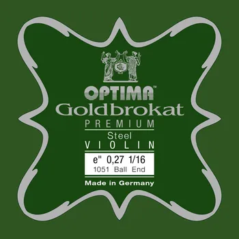 Struna pro kytaru a smyčcový nástroj Optima Struny pro housle Goldbrokat PremiumE 0,27 K hart 125984