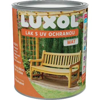 Lak na dřevo Luxol Lak s UV ochranou mat 0,75l