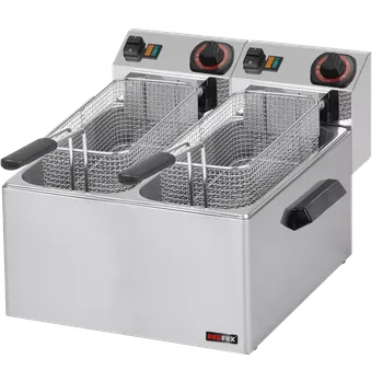 fritéza Fritéza na ryby elektrická dvojitá 0,43 kW/l, 8+8 l stolní 230 V | REDFOX - FE 88