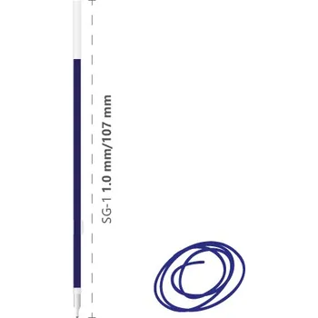 Náplň do psacích potřeb Náplň olejová Semi-Gel SG-1/1,0 mm, modrá 1 ks 453075