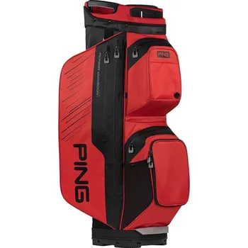Golfový bag Ping Pioneer Monsoon cart bag, červeno/černý