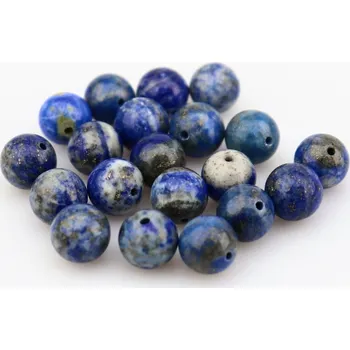 Drahý kámen Pro Háčkování Lapis lazuli přírodní 8 mm