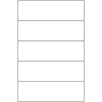 Samolepící etiketa Etikety PRINT 190x58 mm bílé lesklé pro inkoustový tisk (50xA4)