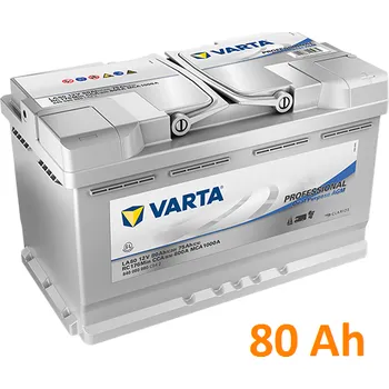 Trakční baterie Trakční baterie VARTA Professional Dual Purpose AGM 80 Ah / 840080 / LA 80 (VARTA)