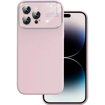 Pouzdro na mobilní telefon Zadní kryt TopQ Soft Lens pro Iphone 14 Pro světle růžové