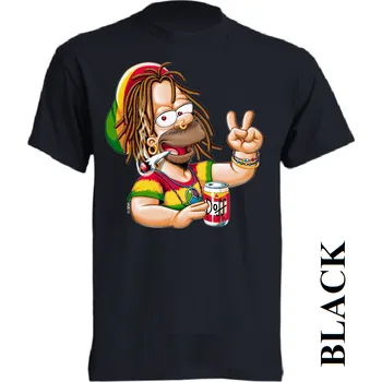 detske-levne-bavlnene-tricko-potisk-rasta-homer-simpson Barva: Black -černá, velikost: 116