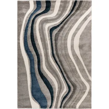 Koberec Vopi Kusový koberec Frisco 283 blue (Varianta: 120 x 170 cm)